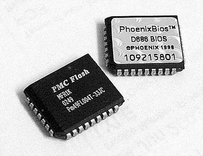 ROM BIOS PMC Flash và PhoenixBios
